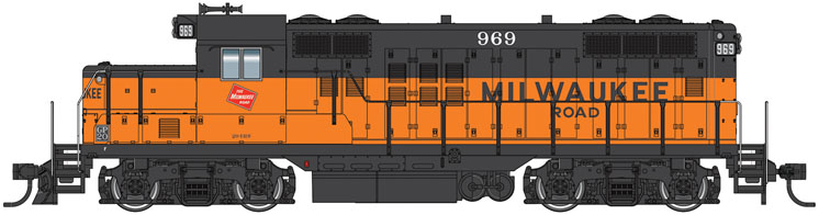 Wm. K. Walthers Inc. HO scale Electro-Motive Division Phase II GP9 with low short hood