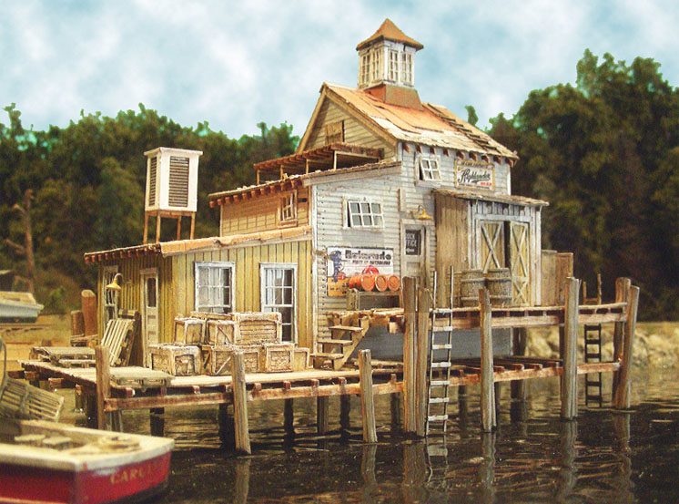 Bar Mills HO scale Cundy Harbor Dock House