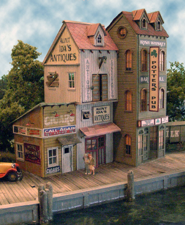 Bar Mills O scale Potter's Pub