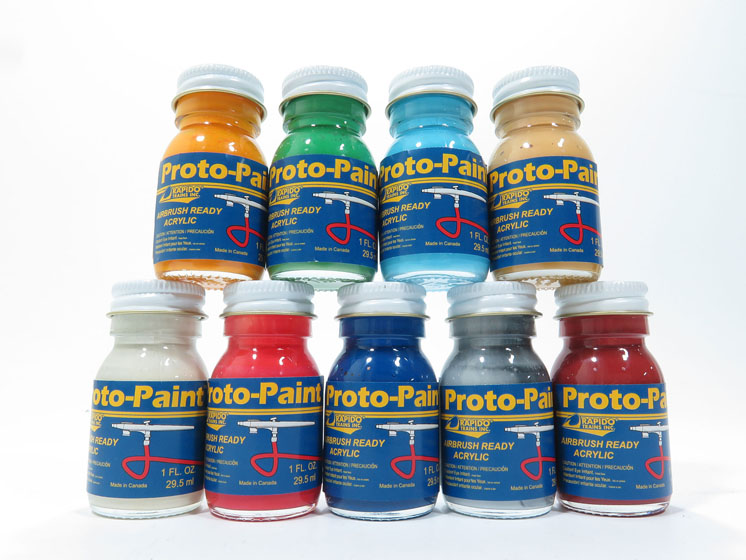 Rapido Train Proto-Paint airbrush-ready acrylic paint