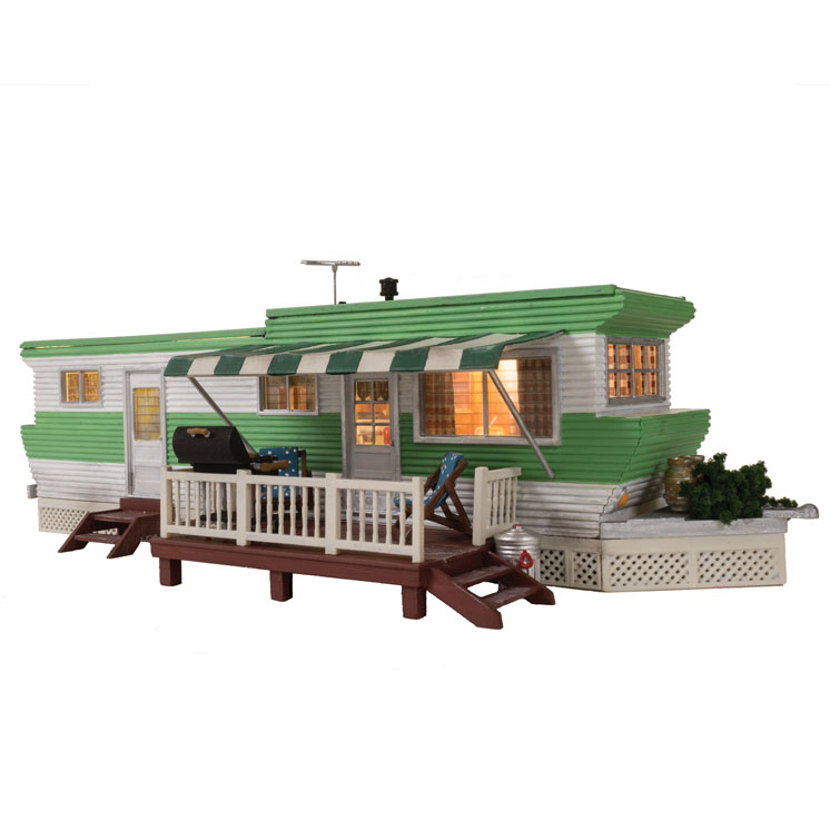 Woodland Scenics N scale Grillin’ & Chillin’ trailer home