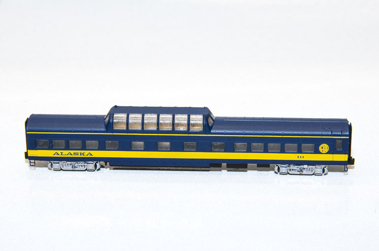 American Z Line Z scale Lightweight dome car