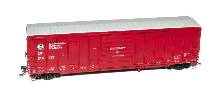 North American Railcar Corp. HO scale Pullman-Standard 5,077-cubic-foot-capacity 50-foot boxcar, available exclusively from Pacific Western Rail Systems