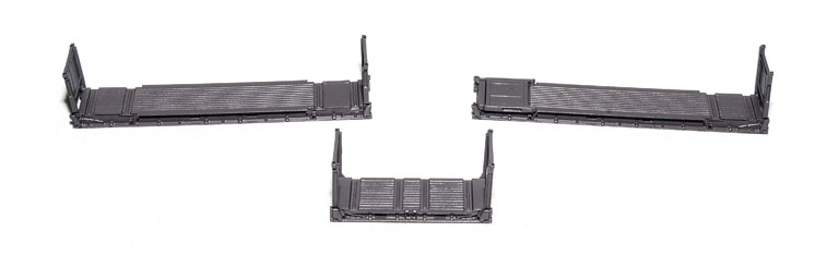 Jacksonville Terminal Co. N scale Flatrack containers with collapsible ends