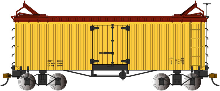 Bachmann On30 double-sheathed refrigerator car