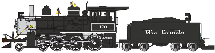 Bachmann 4-6-0 steam locomotive