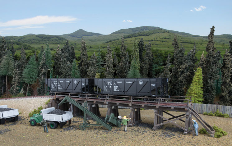 Wm. K. Walthers HO scale coal trestle