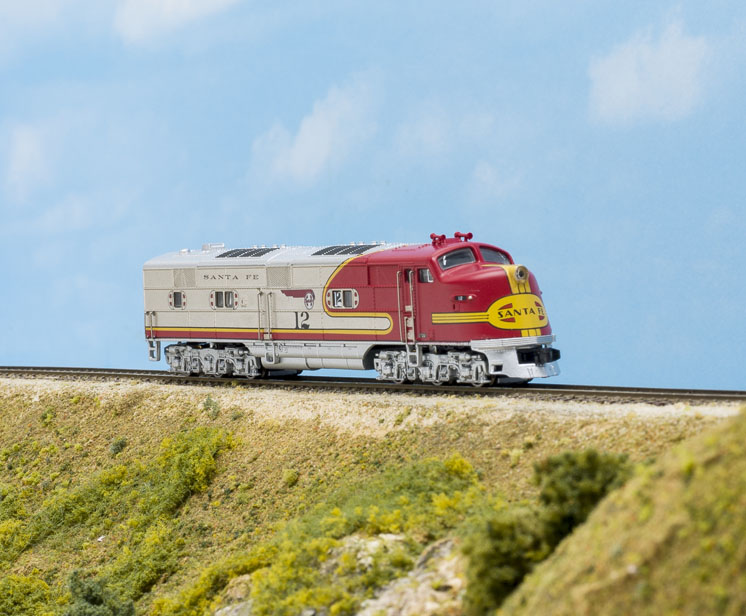 Broadway Limited Imports N scale Electro-Motive Division E6, E7, and E8 diesel locomotives
