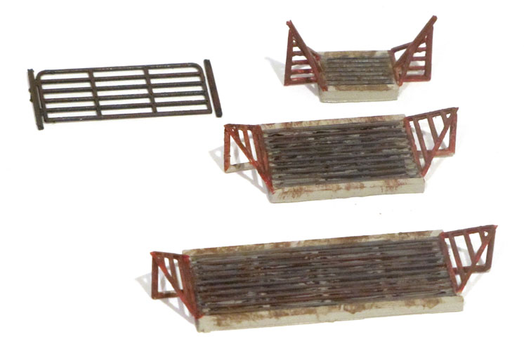 Dimensional Modeling Concepts HO scale cattle guards