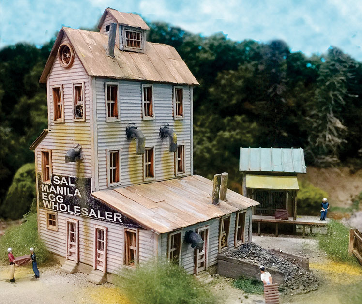 Bar Mills Scale Model Works N scale Sal Manila Egg Wholesaler