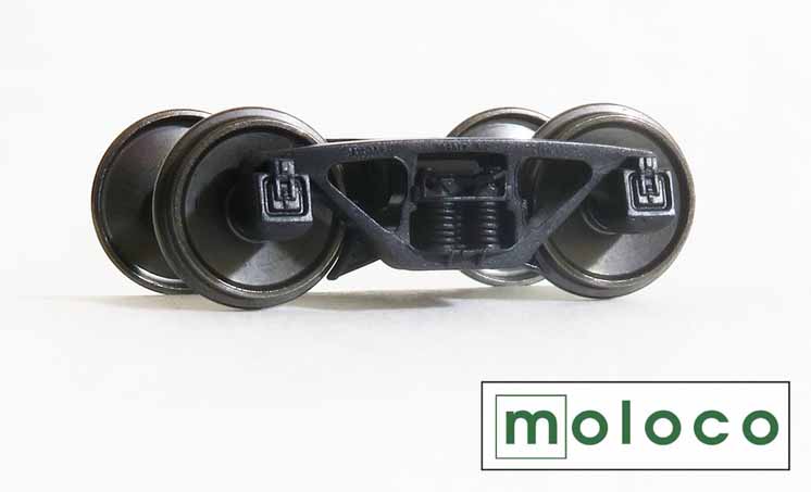 Moloco HO scale assorted barber freight car trucks