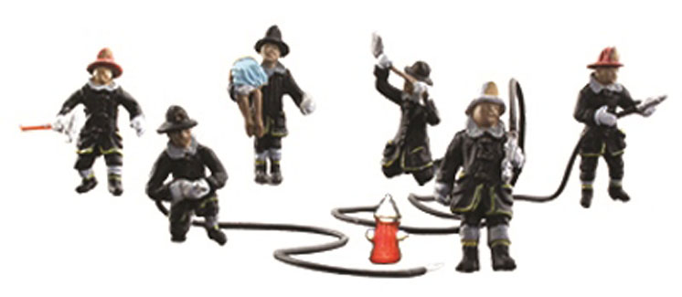 Woodland Scenics HO scale firefighters