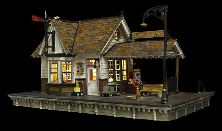 Woodland Scenics HO scale depot