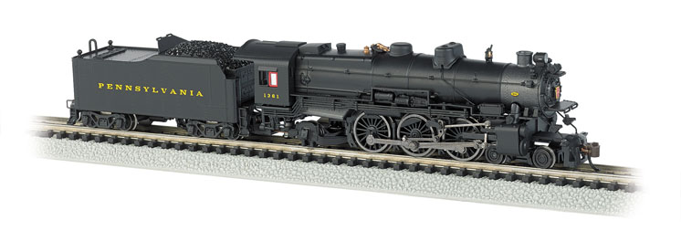 Bachmann N Pennsylvania RR class K4s 4-6-2 Pacific steam locomotive
