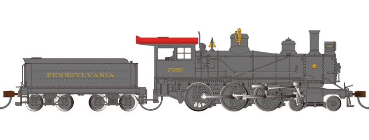 Bachman HO scale Baldwin 4-6-0 Ten Wheeler steam locomotive
