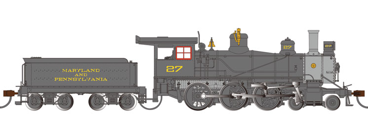 Bachmann HO scale Baldwin 4-6-0 Ten Wheeler steam locomotive