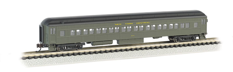 Bachmann N 72-foot heavyweight coach with illuminated interior