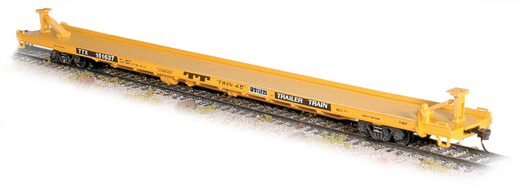 Walthers HO scale 89-foot channel side flatcar