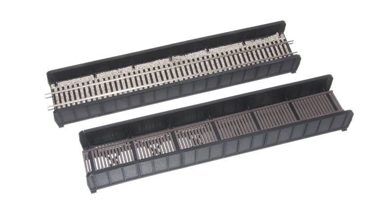 Walthers HO scale single-track through girder bridge kits