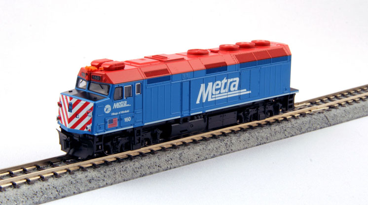 Kato USA N scale Electro-Motive Division F40PH diesel locomotive