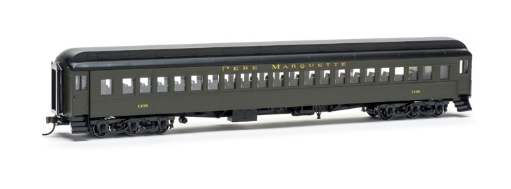 Atlas Model Railroad Co. HO scale single-window heavyweight coach