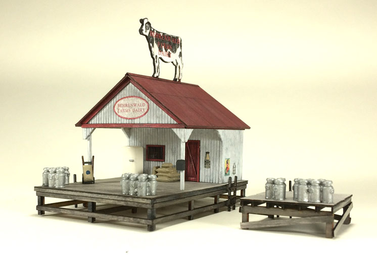 American Model Builders Inc. HO scale dairy transfer stand