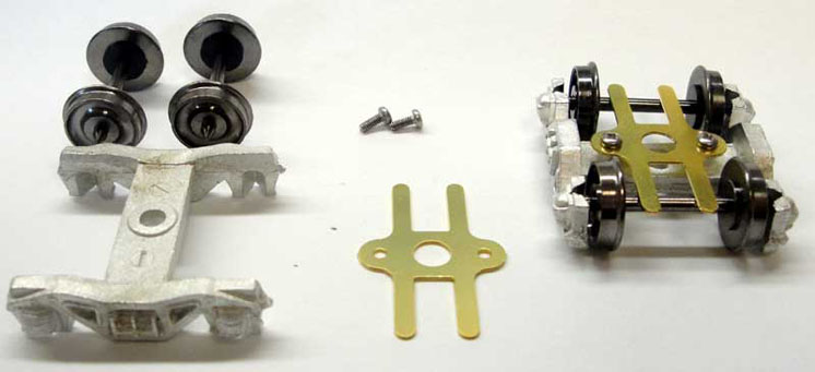 Bowser Manufacturing Co. HO scale assorted trucks and detail parts