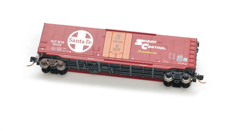 Improve ready-to-run freight cars with a little paint: An image of a model freight car