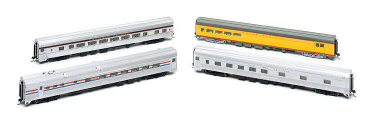 Walthers HO Budd passenger cars