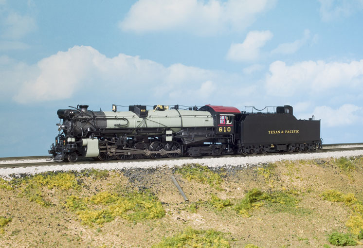 Broadway Limited Imports Brass Hybrid HO scale Texas & Pacific 2-10-4 steam locomotive
