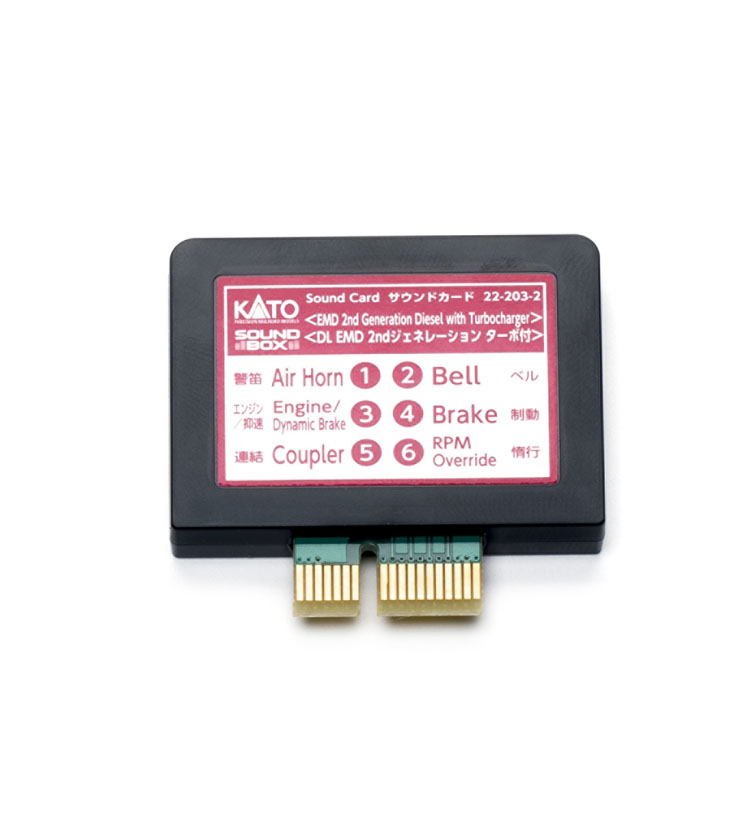 Second Generation EMD Sound Card for Kato Sound Box