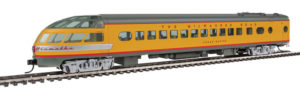 Wm. K. Walthers HO scale Milwaukee Road yellow-and-gray Hiawatha passenger cars