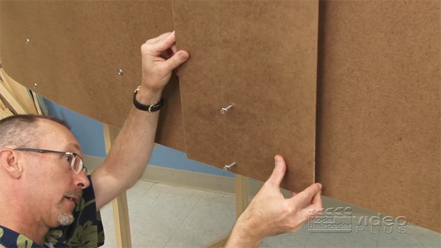 Winston-Salem Southbound Series: Installing a hardboard backdrop – Part 1