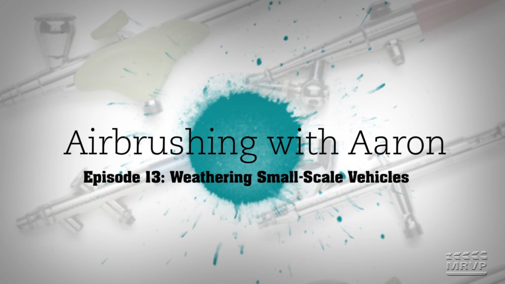 Airbrushing with Aaron.