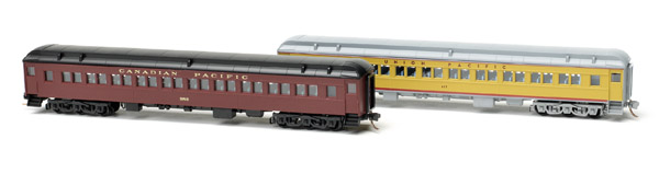 Micro-Trains N scale 78-foot heavyweight paired-window coach