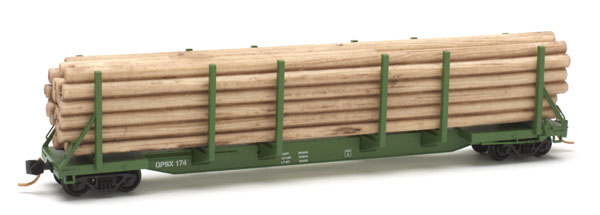 MicroTrainsNscalemodernskeletonlogcar