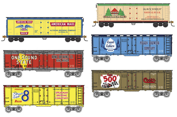 Model Power HO scale 41-foot refrigerator cars