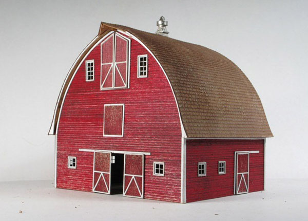 Monroe Models HO scale country barn