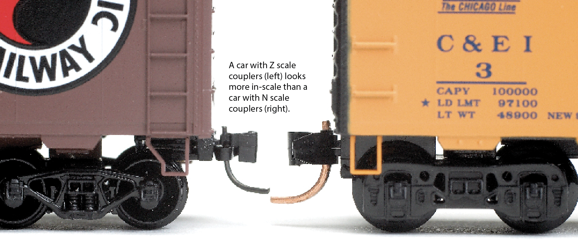 n scale train cars knuckle couplers free shipping 