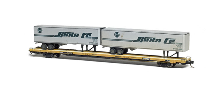 Details about   N Scale Custom Consolidated Freightways Piggyback Trailer NO CASE #1 