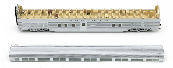 Removing the roof and upper level window assembly allows access to the cars interior The arrangement of the seats and other details match prototype plans