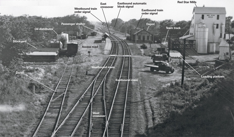 Smalltownrailroadingintheearly1950s