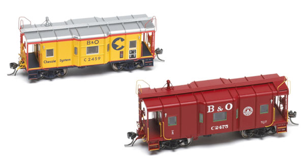 Spring Mills Depot HO scale BO wagontop caboose