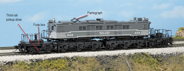 Sunset Models HO scale P1a and P2b electric locomotives
