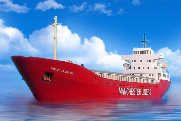 Sylvan Scale Models N scale modern container ship