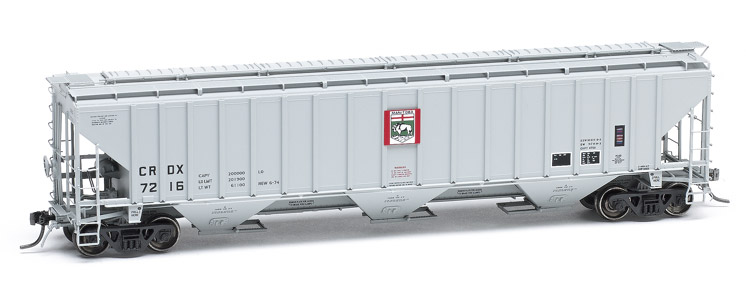 TangentScaleModelsHOscalePullmanStandard4750cubicfootcapacitycoveredhopper