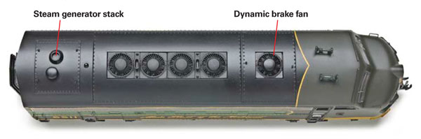 The MTH model is accurately detailed for a Phase I F7