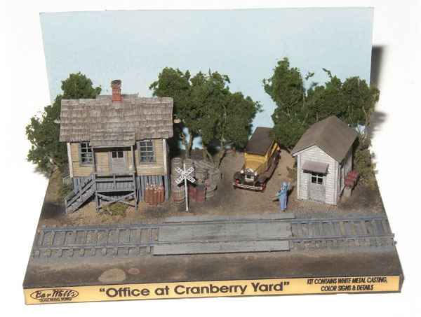 The office at Cranberry Yard in HO scale Bar Mills Scale Model Works