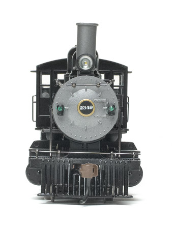The smokebox has green lamps which indicate a following section