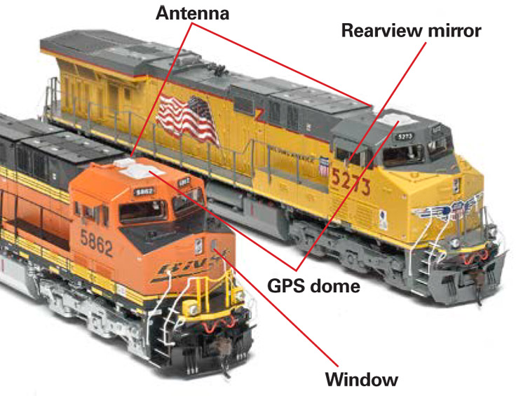 TheBNSFandUPmodelsfeatureprototypespecificdetailing